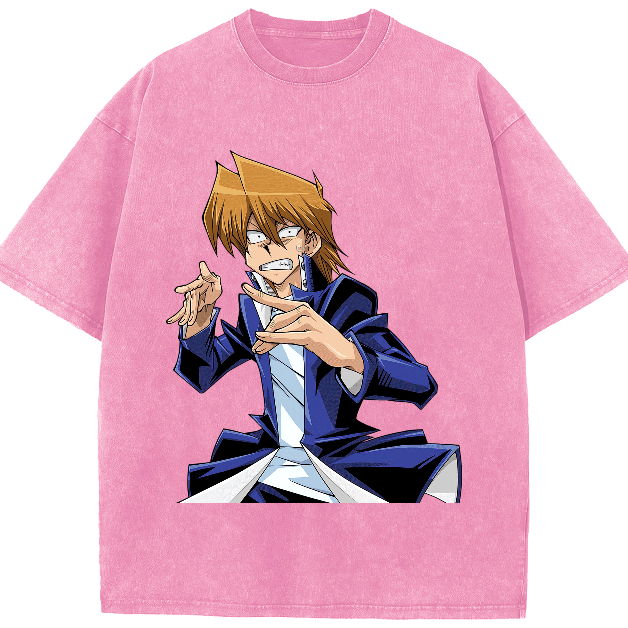 （画像用） 遊☆戯☆王 Yu-Gi-Oh! 綿100% ヴィンテージ風 半袖Tシャツ（フロントプリント）
